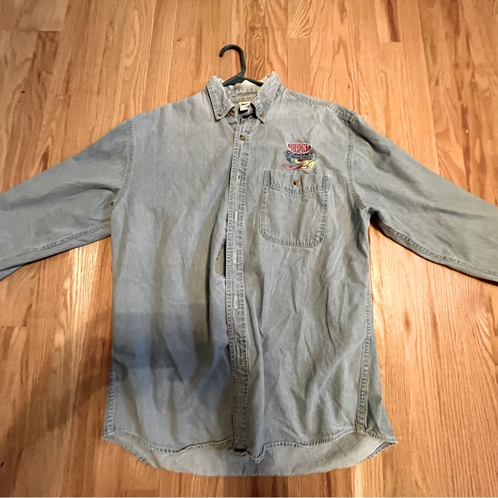 Men’s Chase Authentics Dupont Jeff Gordon Overshirt Size Large